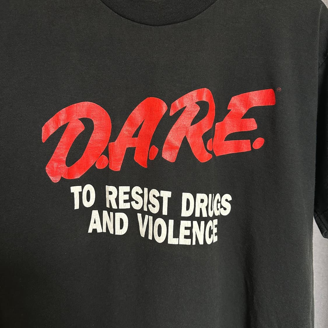 빈티지 90s DARE 데어 캠페인 티셔츠 L 상품이미지2