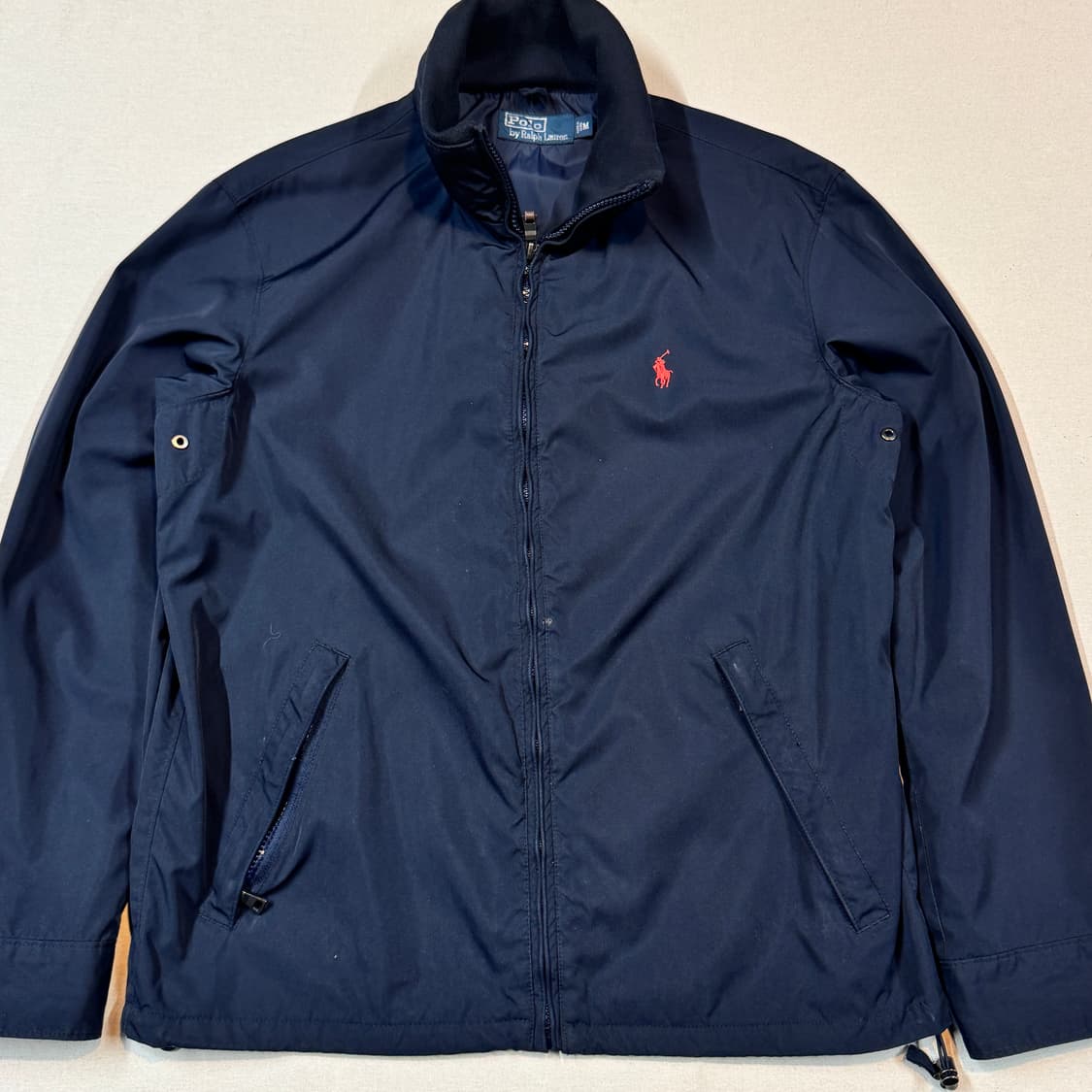 M) 폴로 랄프로렌 네이비 폴리쉘 히든후드 페리 자켓 상품이미지2