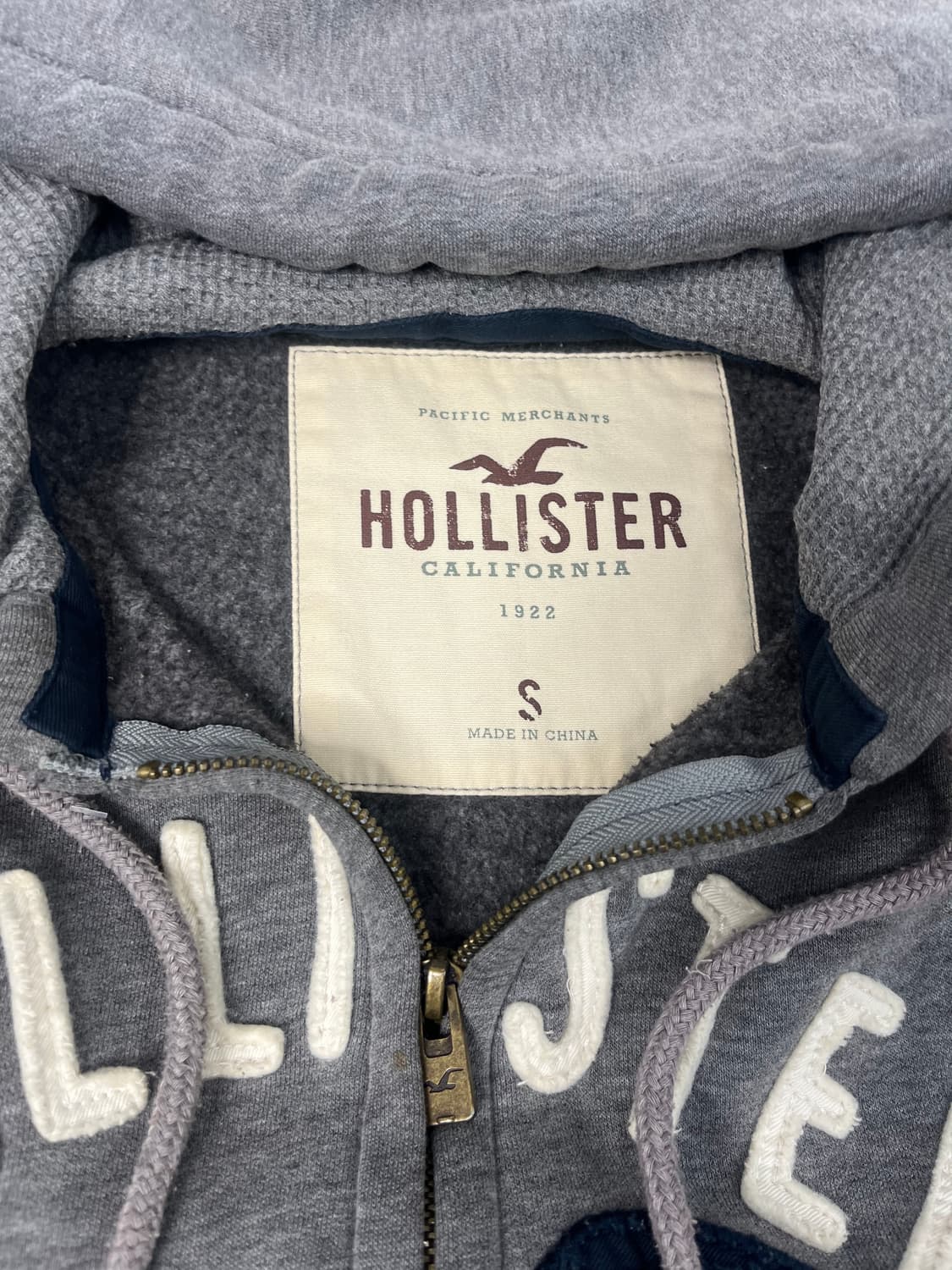 홀리스터 후드집업 그레이 상품이미지5