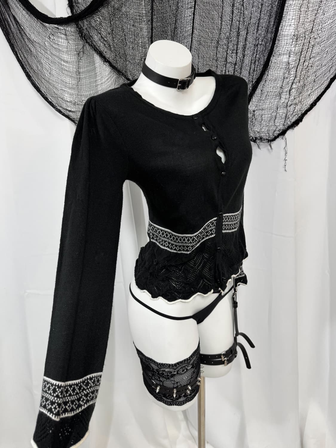 black cardigan 상품이미지1