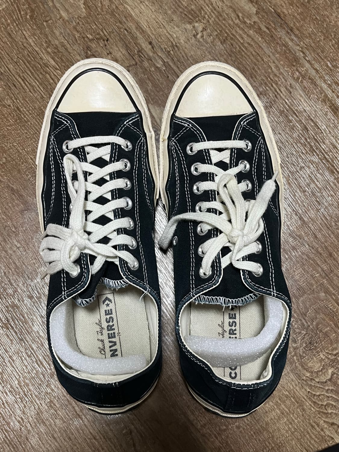 컨버스 척 70로우 블랙 285mm 상품이미지1