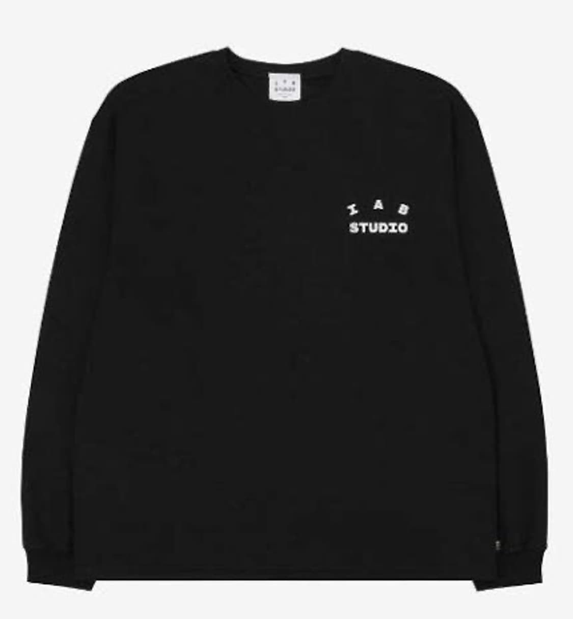 (19FW) IAB studio 블랙 맨투맨 L 상품이미지1