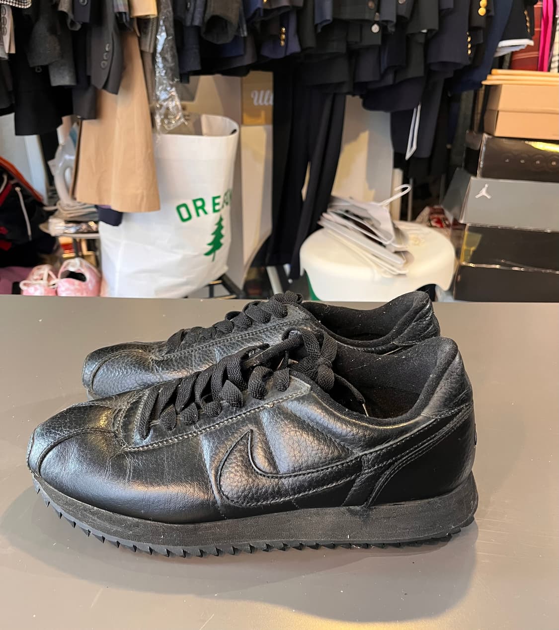 나이키 코르테즈 레더 블랙 (300mm) 상품이미지2