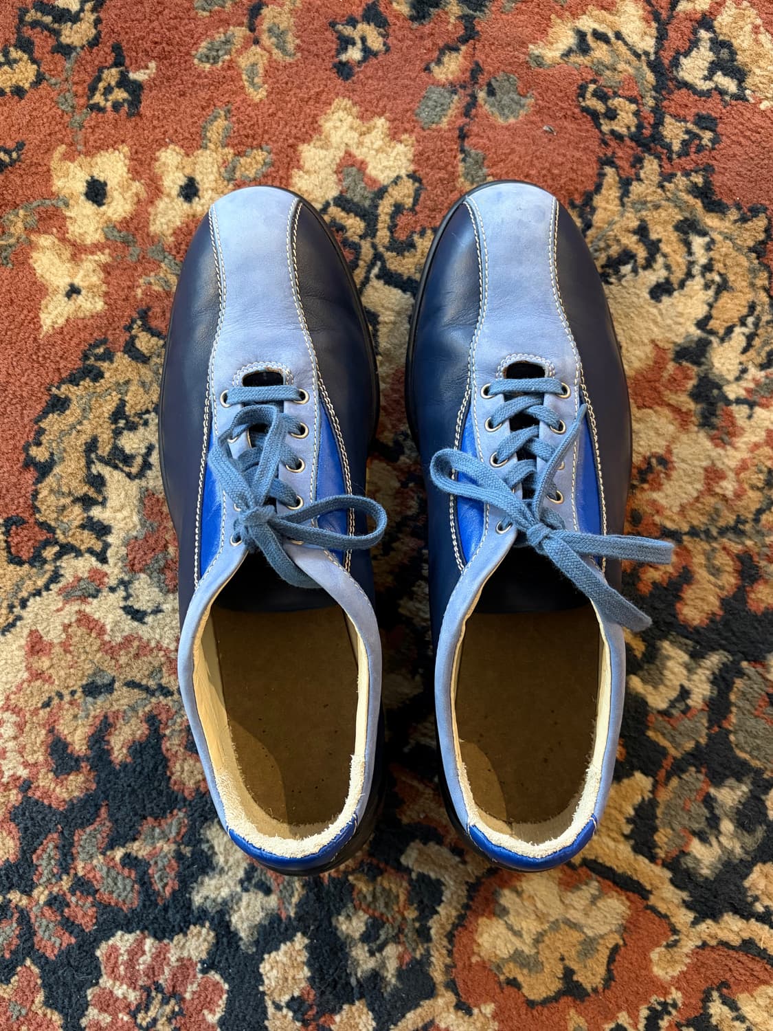 토즈 블루 레더 스니커즈 상품이미지1