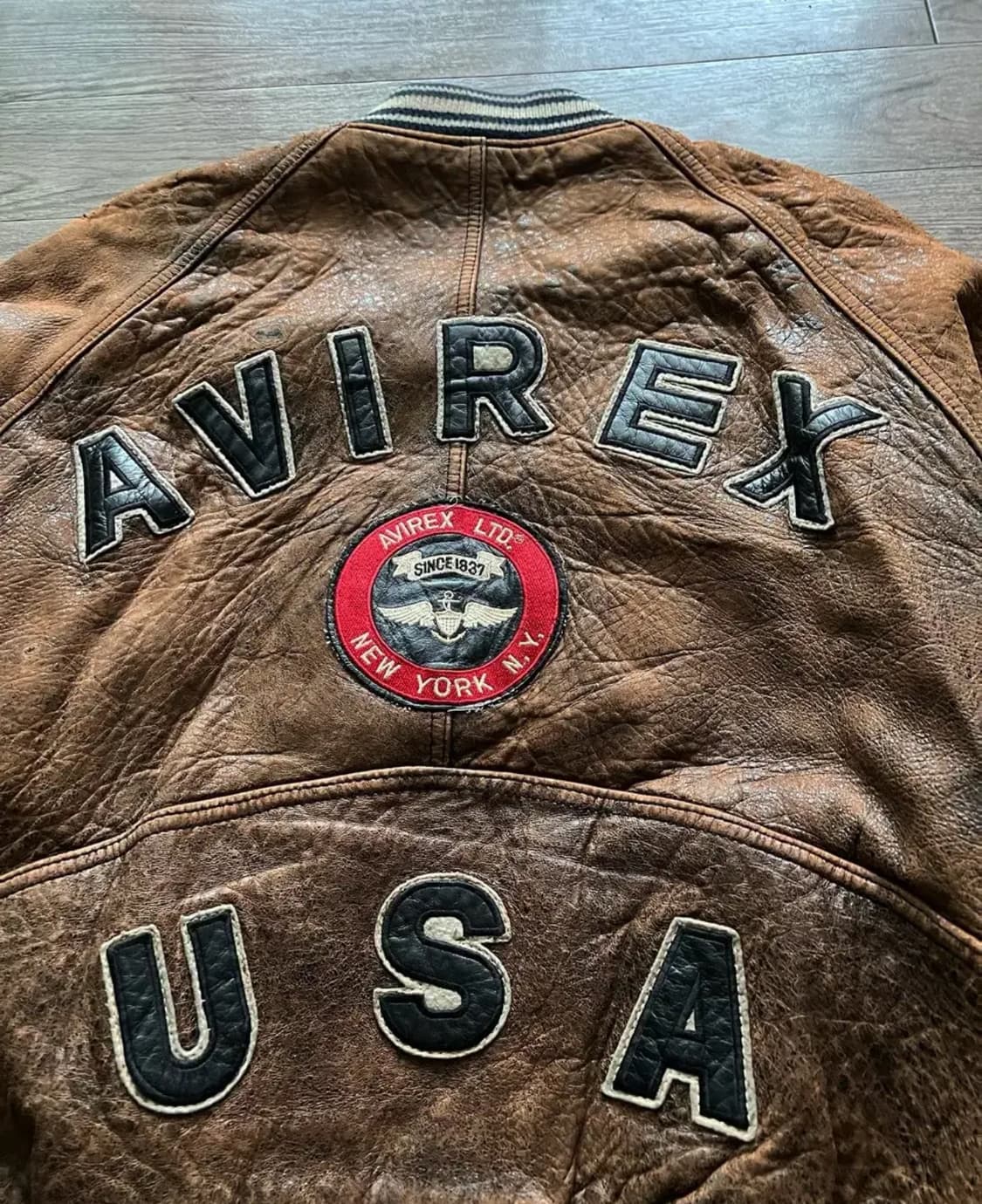 아비렉스 레더 봄버 M 상품이미지4