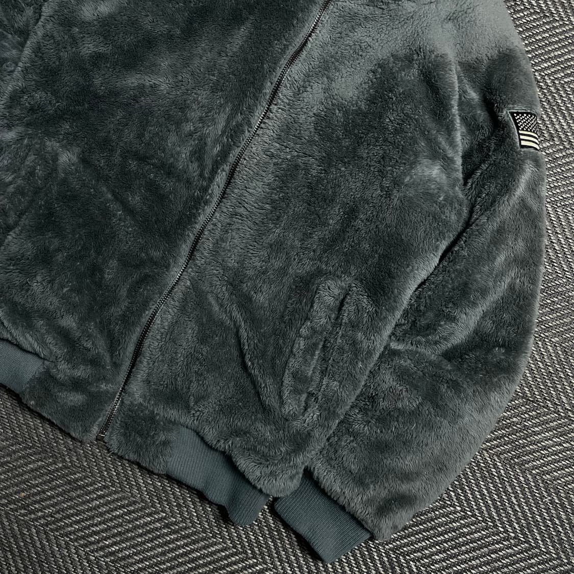 엑스톤즈 성조기 패치로고 쉐르파 플리스 자켓o 5369 상품이미지4