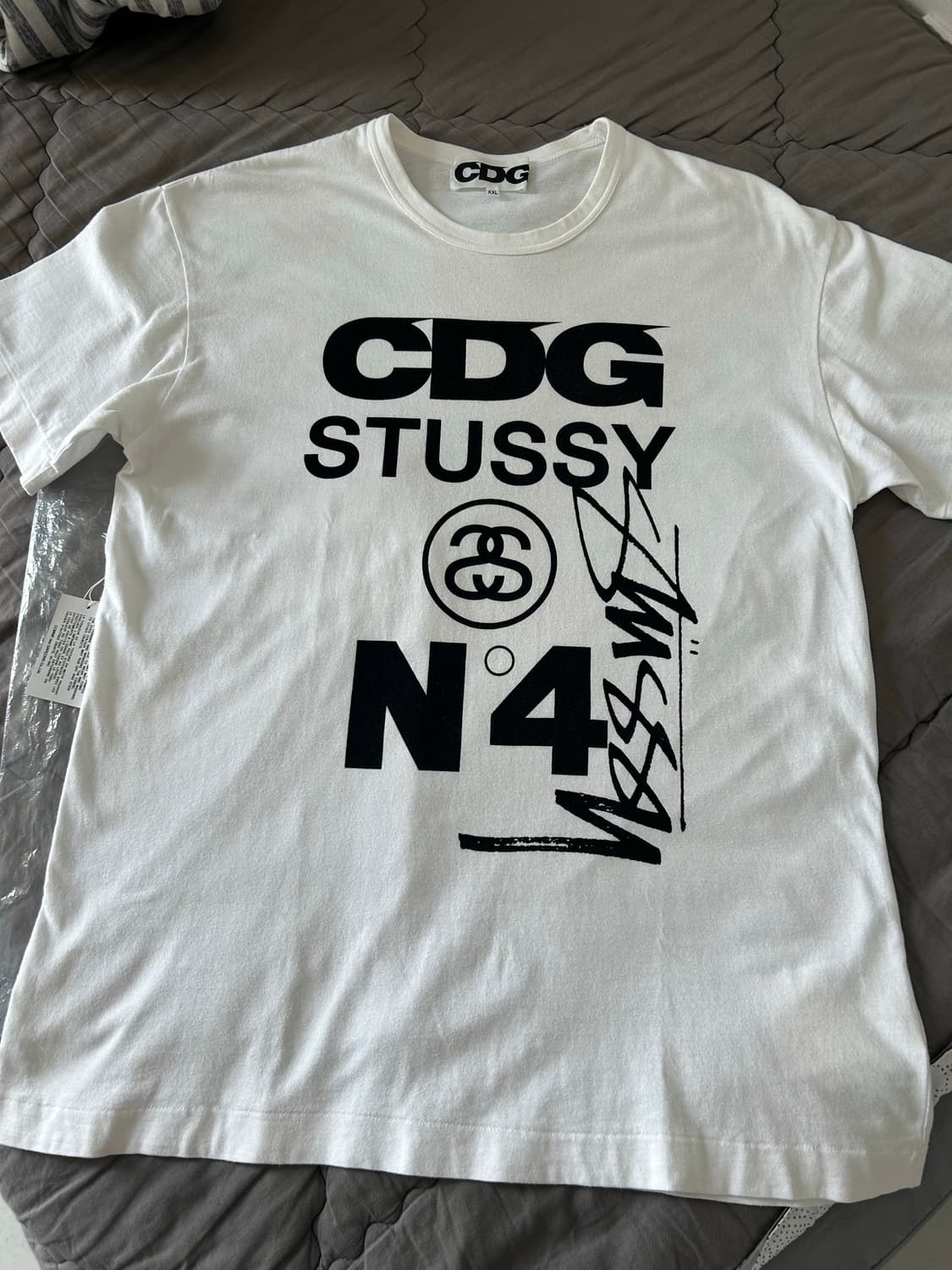 스투시 x cdg 꼼데 반팔 (정) 상품이미지4