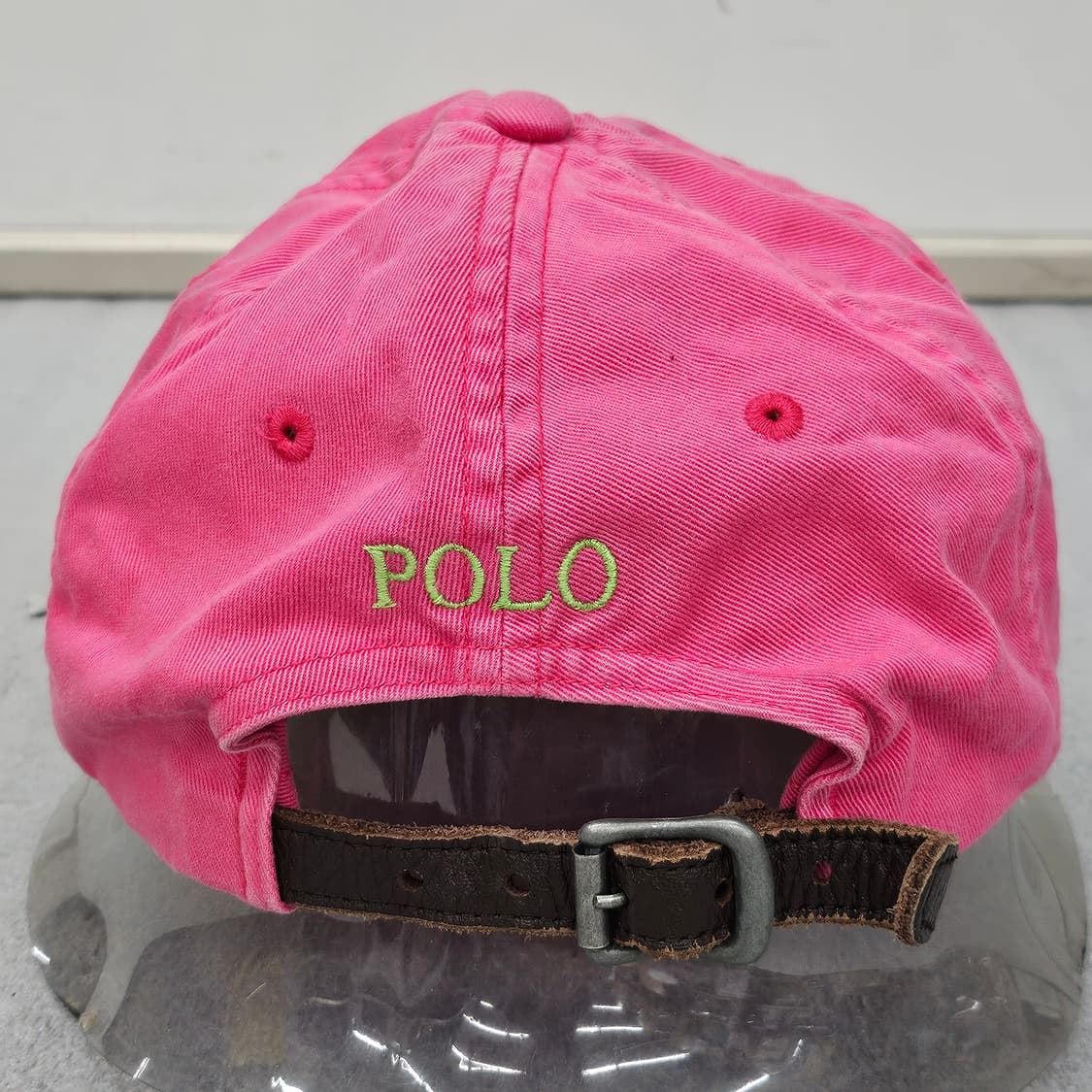 폴로 정품 코튼 볼캡 프리사이즈 가죽 장식 상품이미지5