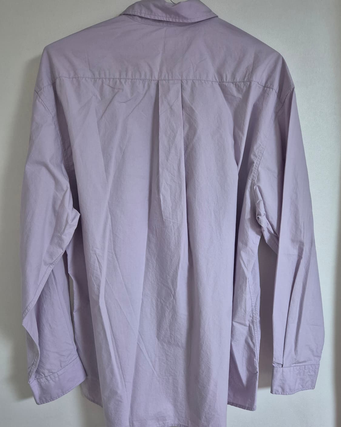 (새상품) 토마스모어 페이퍼셔츠 연보라 S 상품이미지3