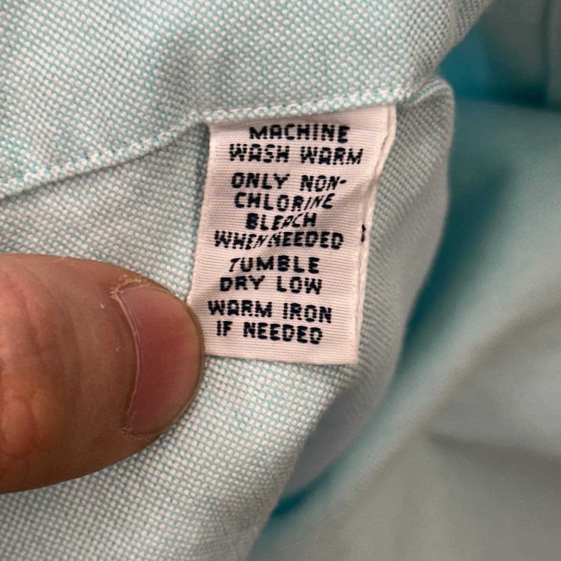 L 폴로랄프로렌 클래식핏 민트 코튼 셔츠 상품이미지5