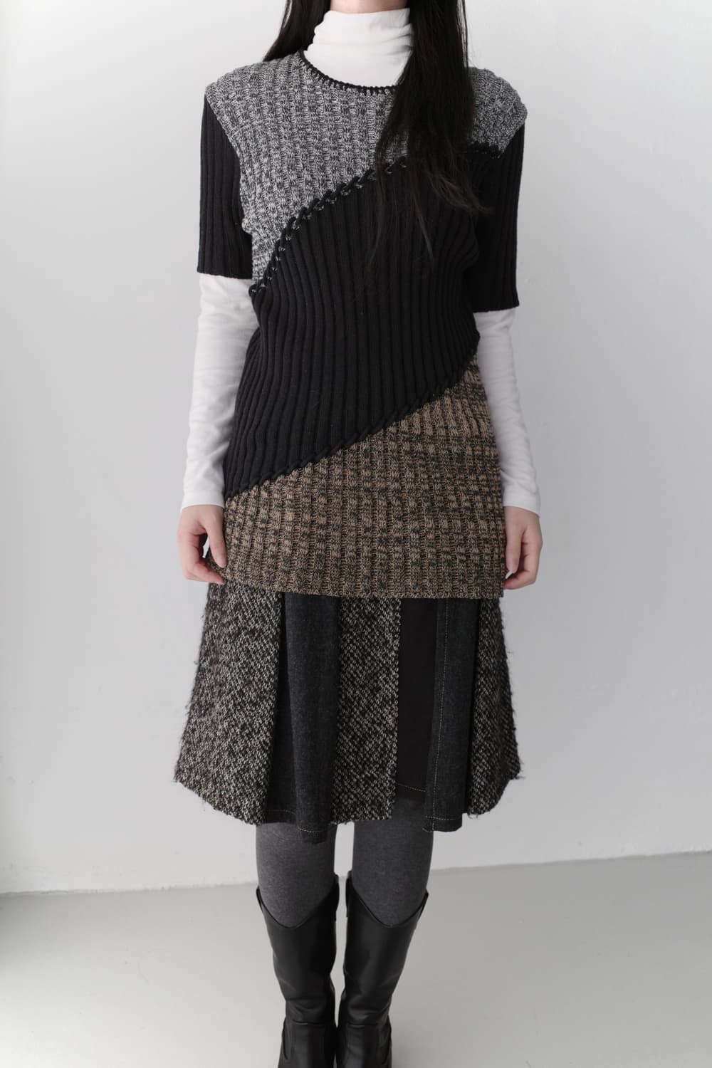 pattern half knit 상품이미지5