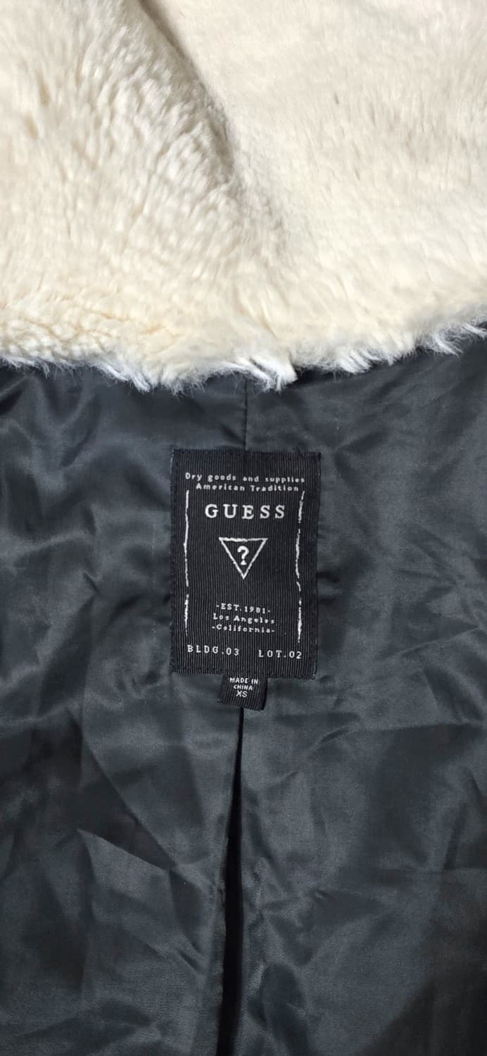 게스 별 패턴 페이크 퍼 코트 XS 상품이미지2