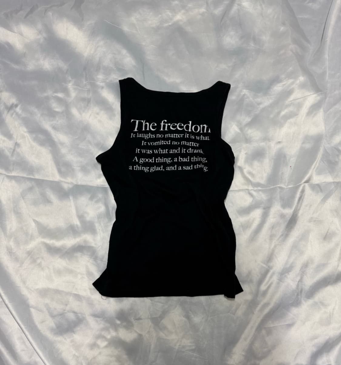 Black ahead kei sleeveless top 상품이미지2