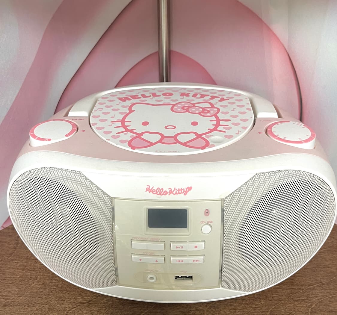 고전 키티 희귀매물) 키티 씨디 플레이어 (작동0) 상품이미지1