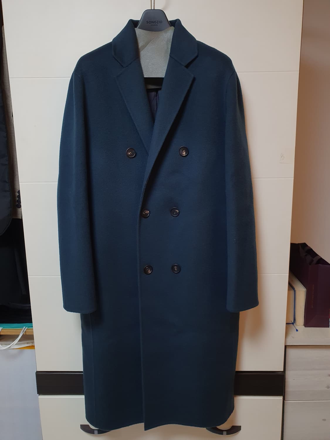 (95) 타임옴므 아쿠아덜 핸드메이드 캐시미어 더블코트 상품이미지1