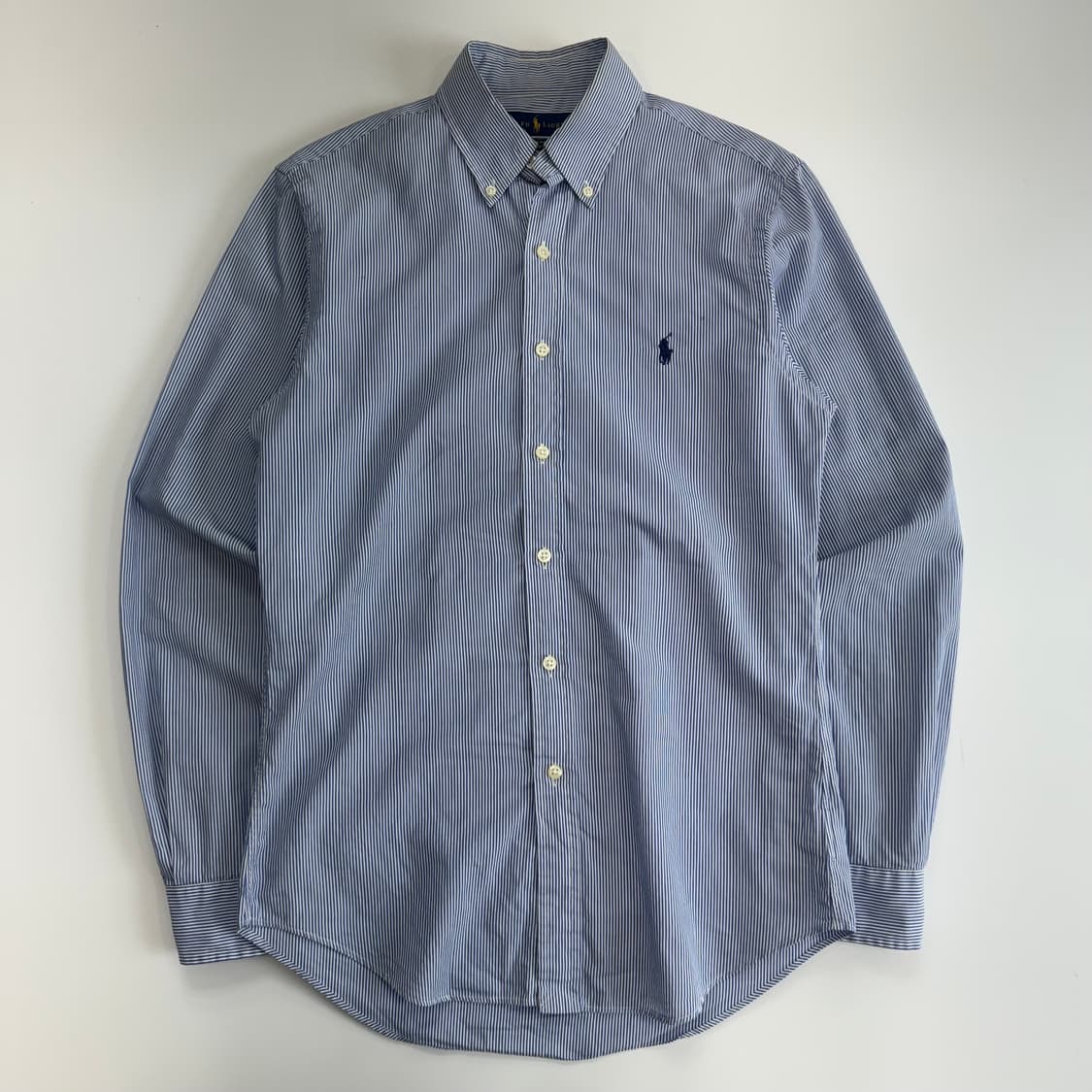 Polo 폴로 네이비 포니 블루 스트라이프 셔츠 상품이미지3