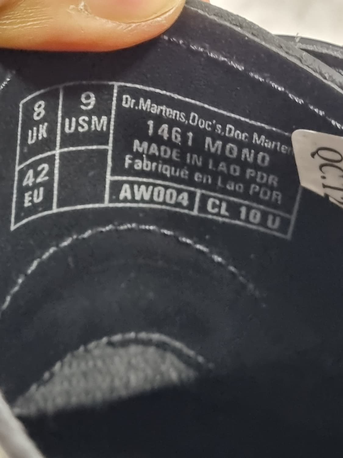 닥터마틴 남성 모노 블랙 상품이미지5