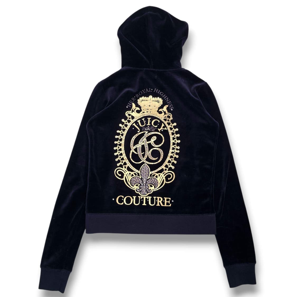 M Juicy Couture 네이비 벨벳 셋업 상품이미지3