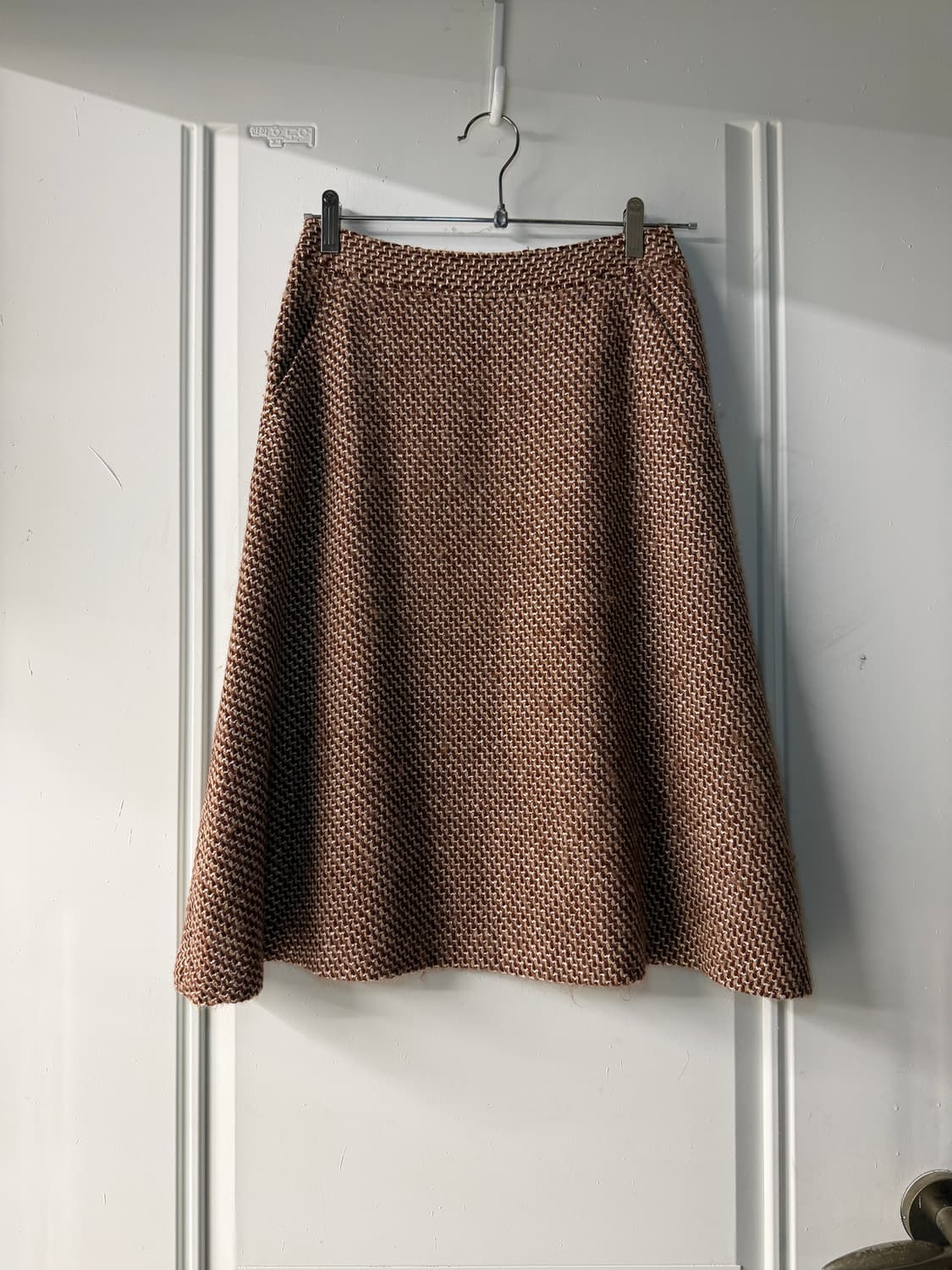 일본빈티지 브라운 울 미디스커트 상품이미지5