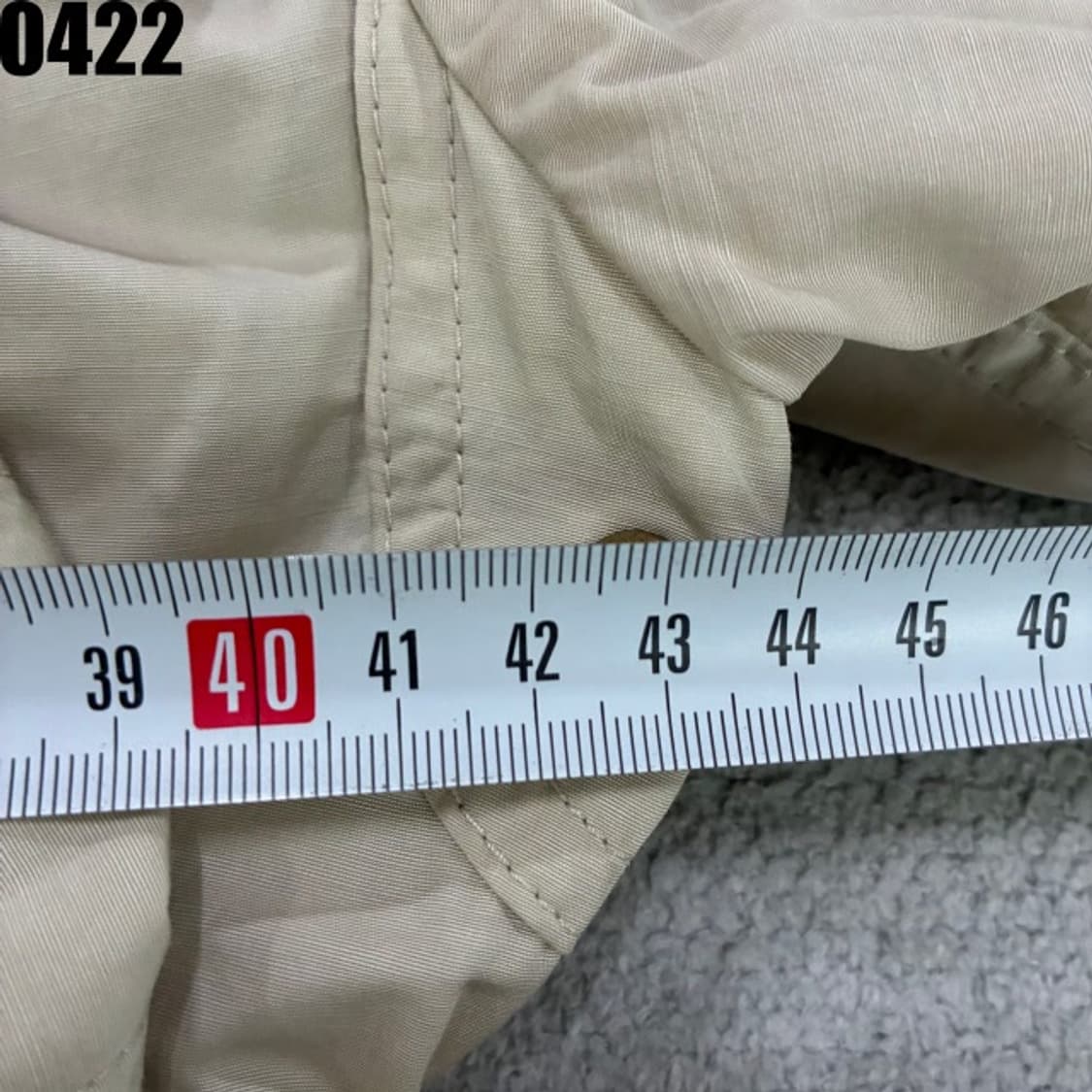 버버리 블루라벨 베이지 트렌치 코트 36 상품이미지6