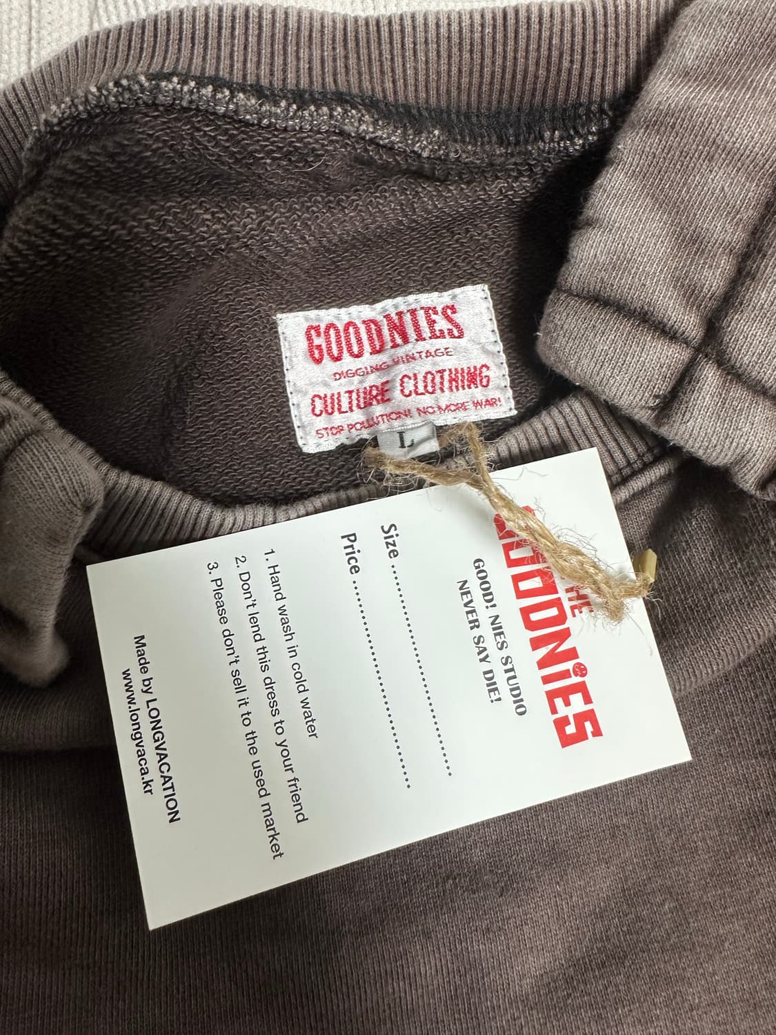 더 굿니스 애프터 후디 L사이즈 새상품 상품이미지4