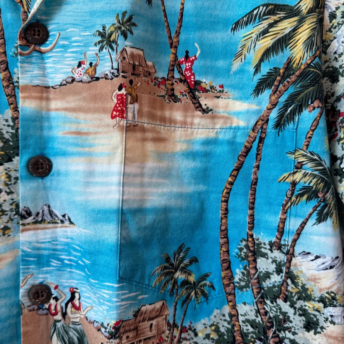 블루하와이 하와이안셔츠 Made in Hawaii 상품이미지3