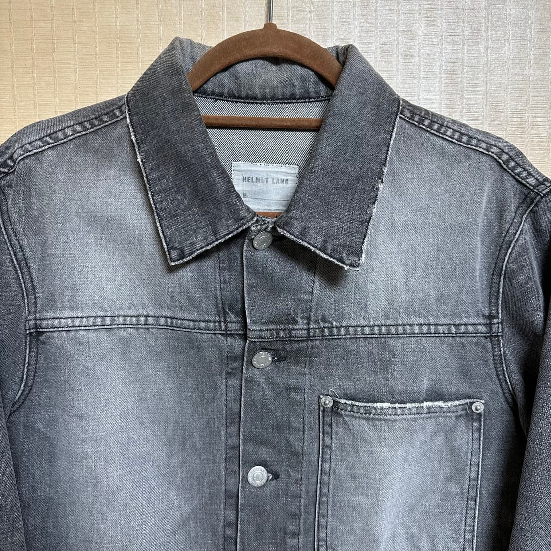 90s 헬무트랭 1세대 흑청 자켓 48사이즈 상품이미지2