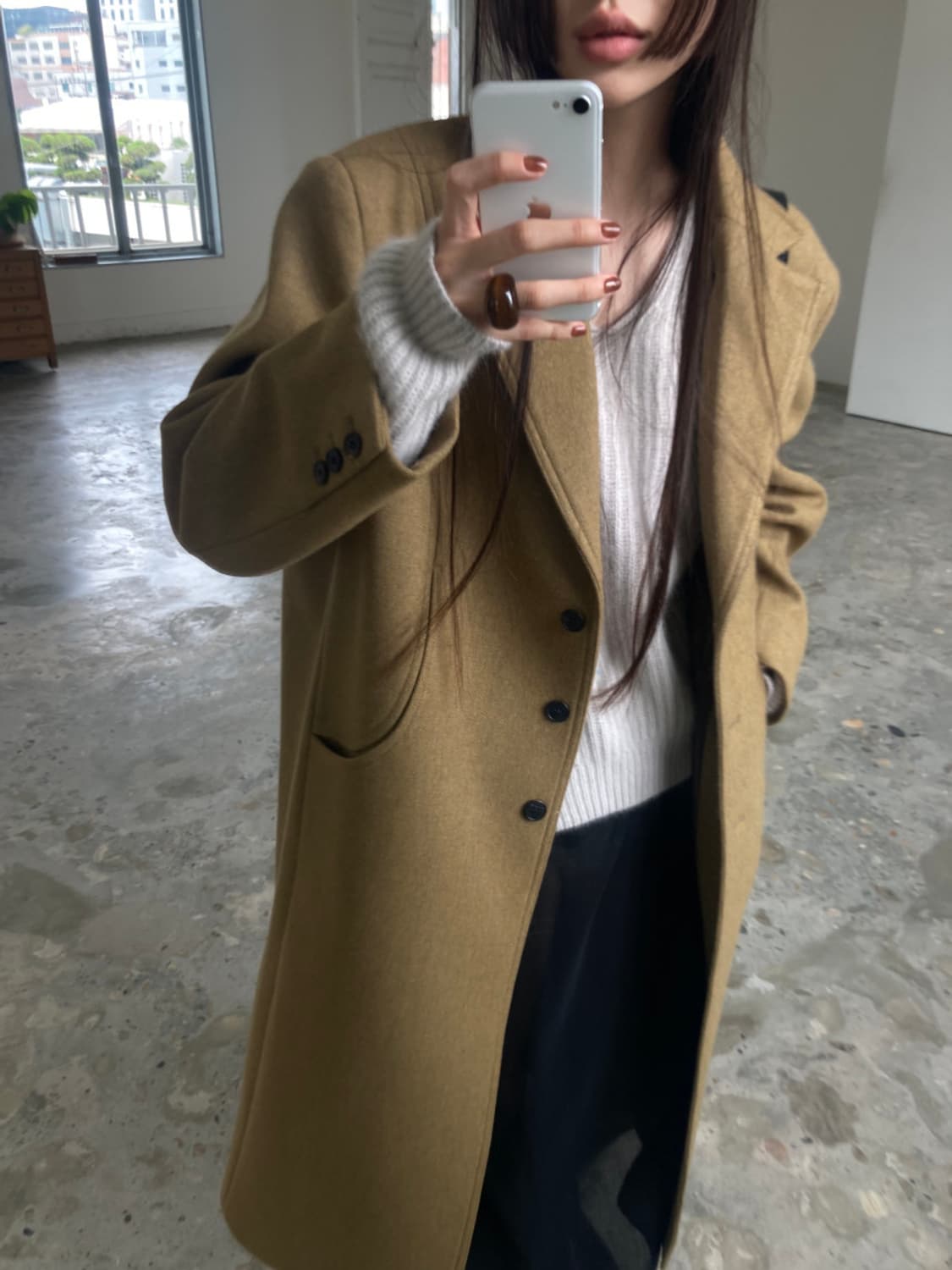 런던플랏 보울 롱코트 상품이미지6