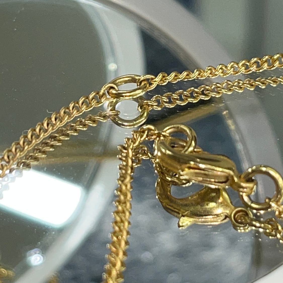 CHANEL Anchor CC Logo Pendant Necklace 상품이미지5