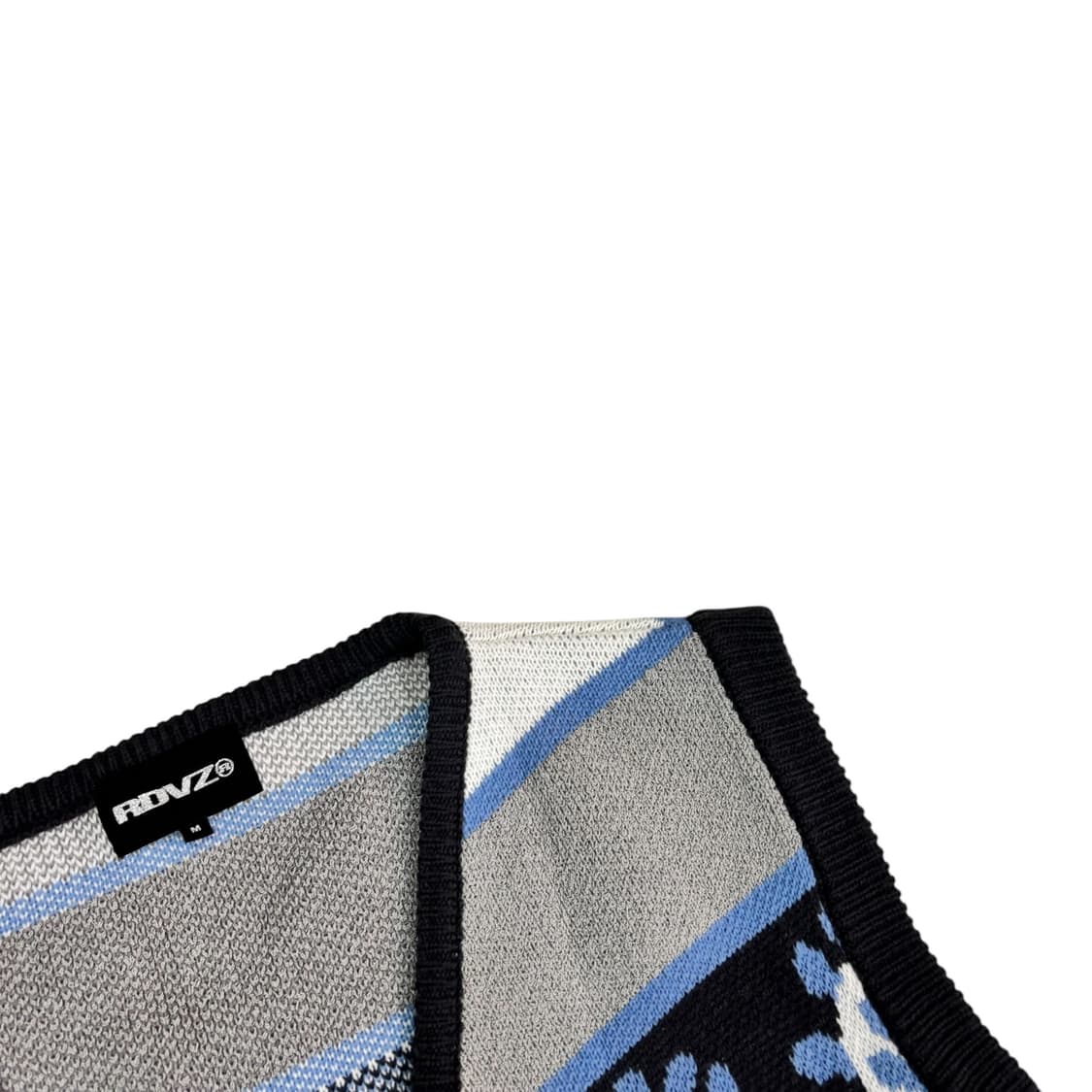 RDVZ 시크릿 패턴 니트 집업 베스트 상품이미지3