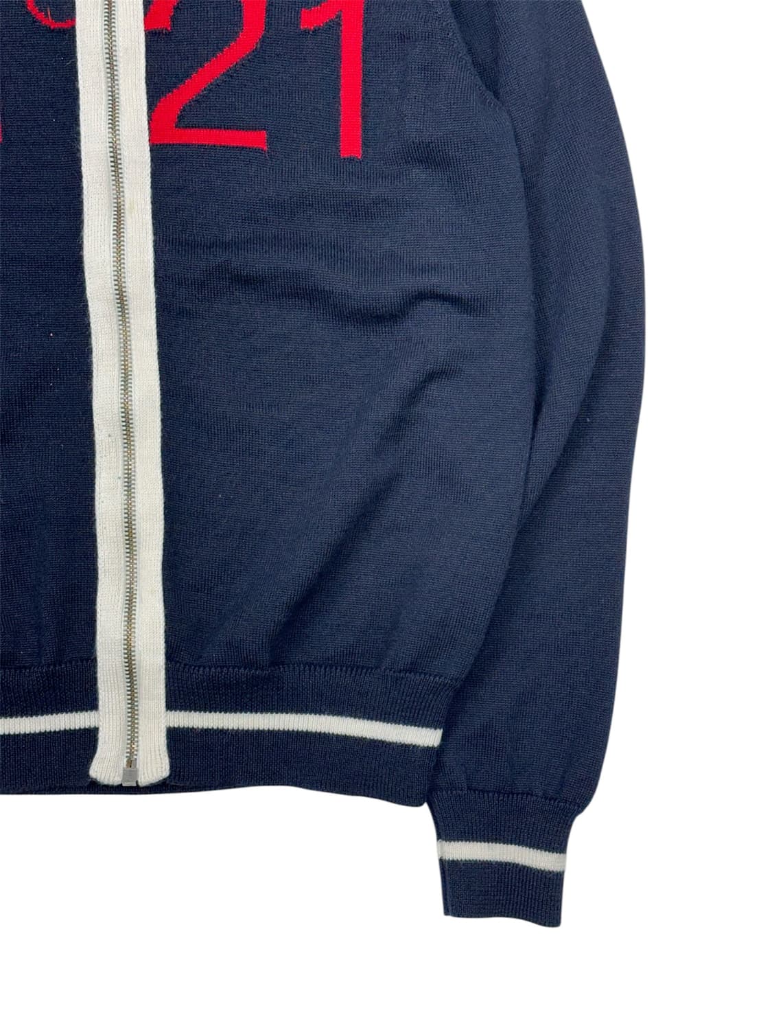 N°21 로고 니트 집업 상품이미지2