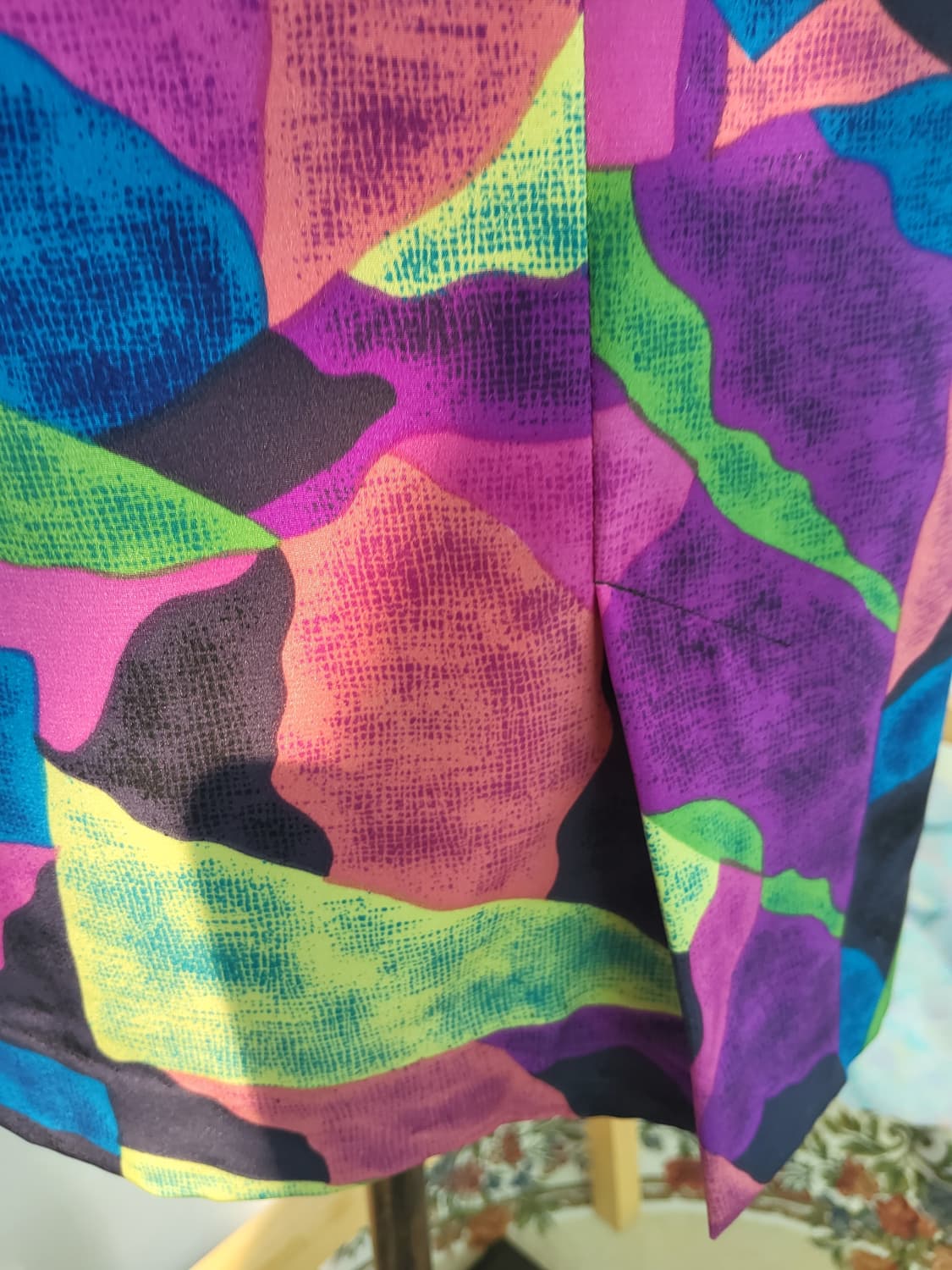 컬러풀 패턴 롱원피스 수입 빈티지 복고  상품이미지9