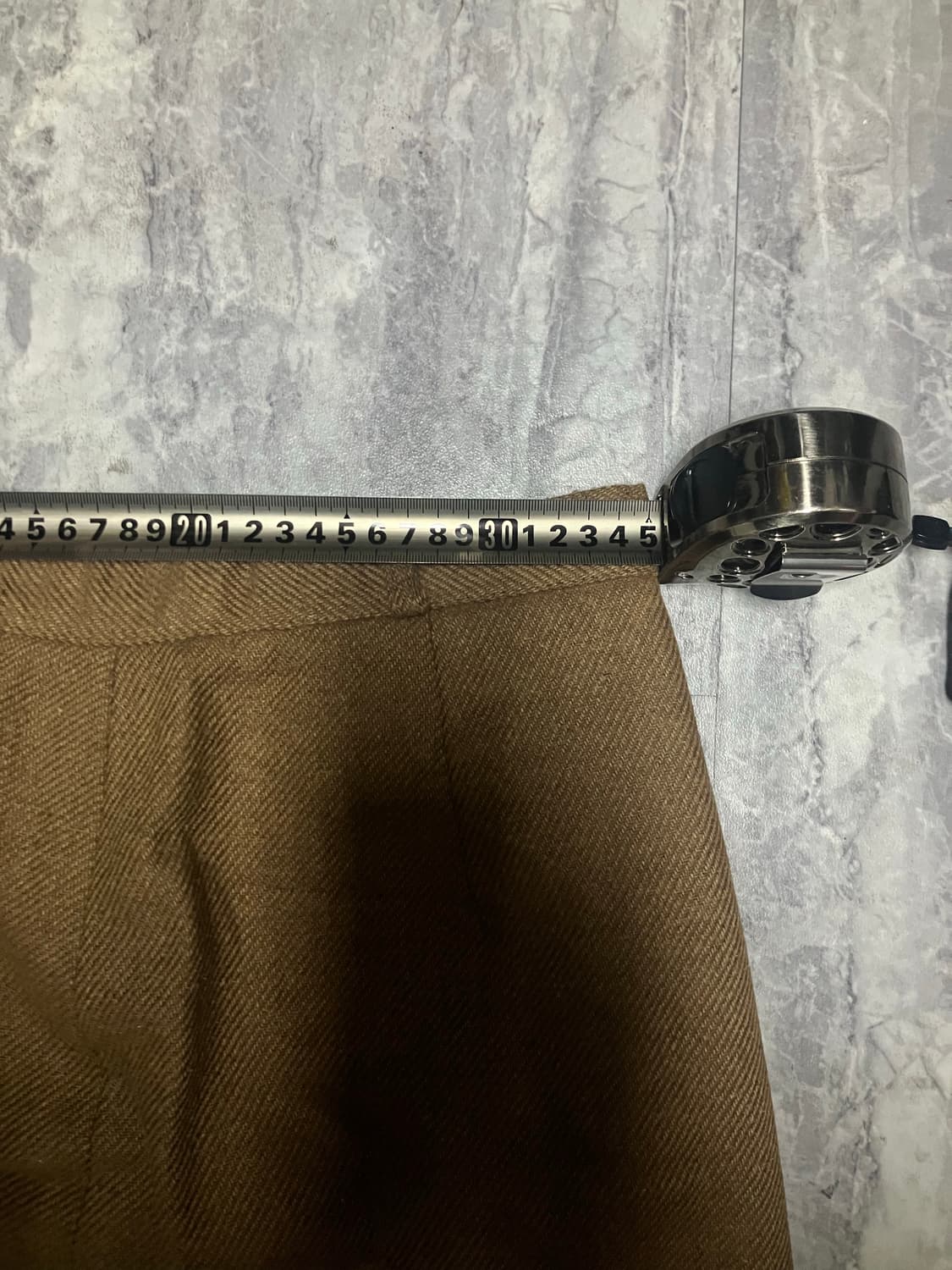 일본빈티지 하구미모리걸 아오이유우 울미디스커트 초코브라운 바온빈블릿킴 상품이미지3