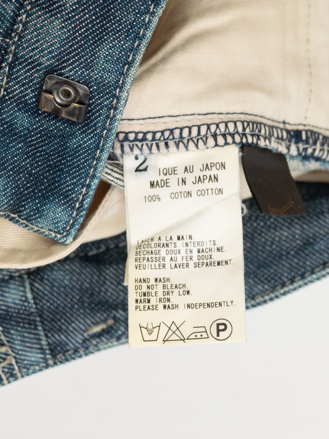 SS07 3D Cut Denim Indigo Sand 상품이미지10