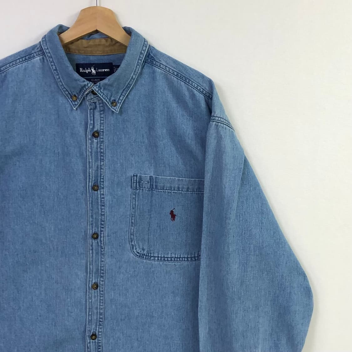Xxl 폴로 데님 셔츠 상품이미지1