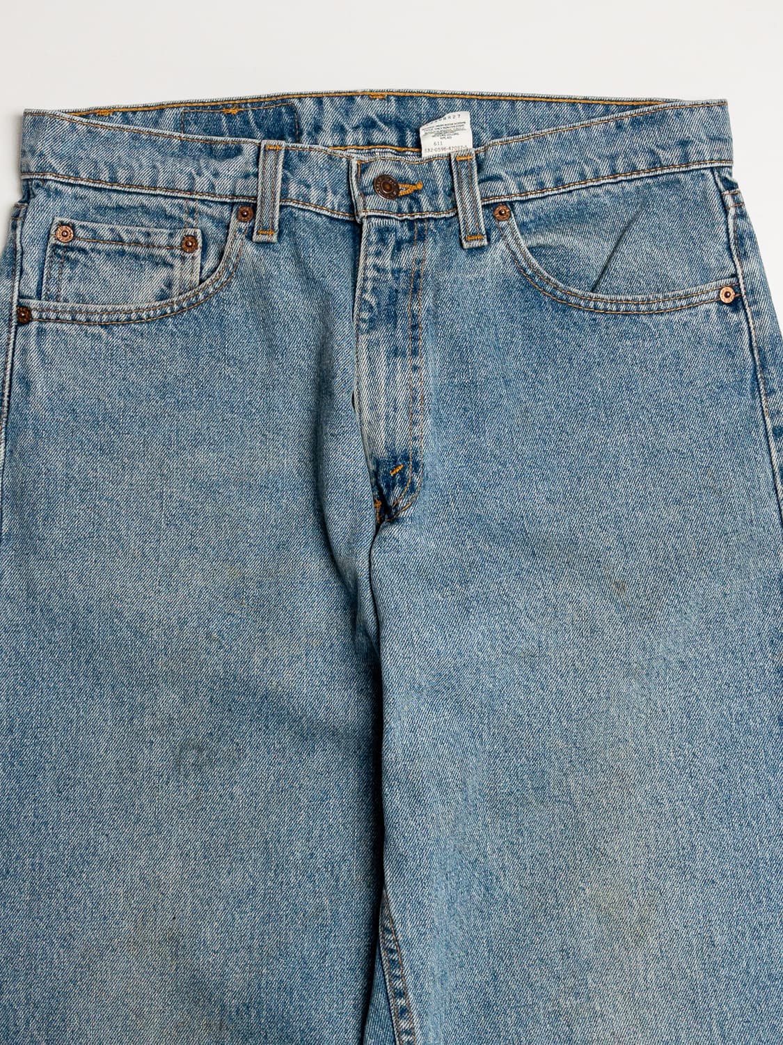 90's 미제 리바이스 565 루즈 핏 와이드 레그 33x32 상품이미지3