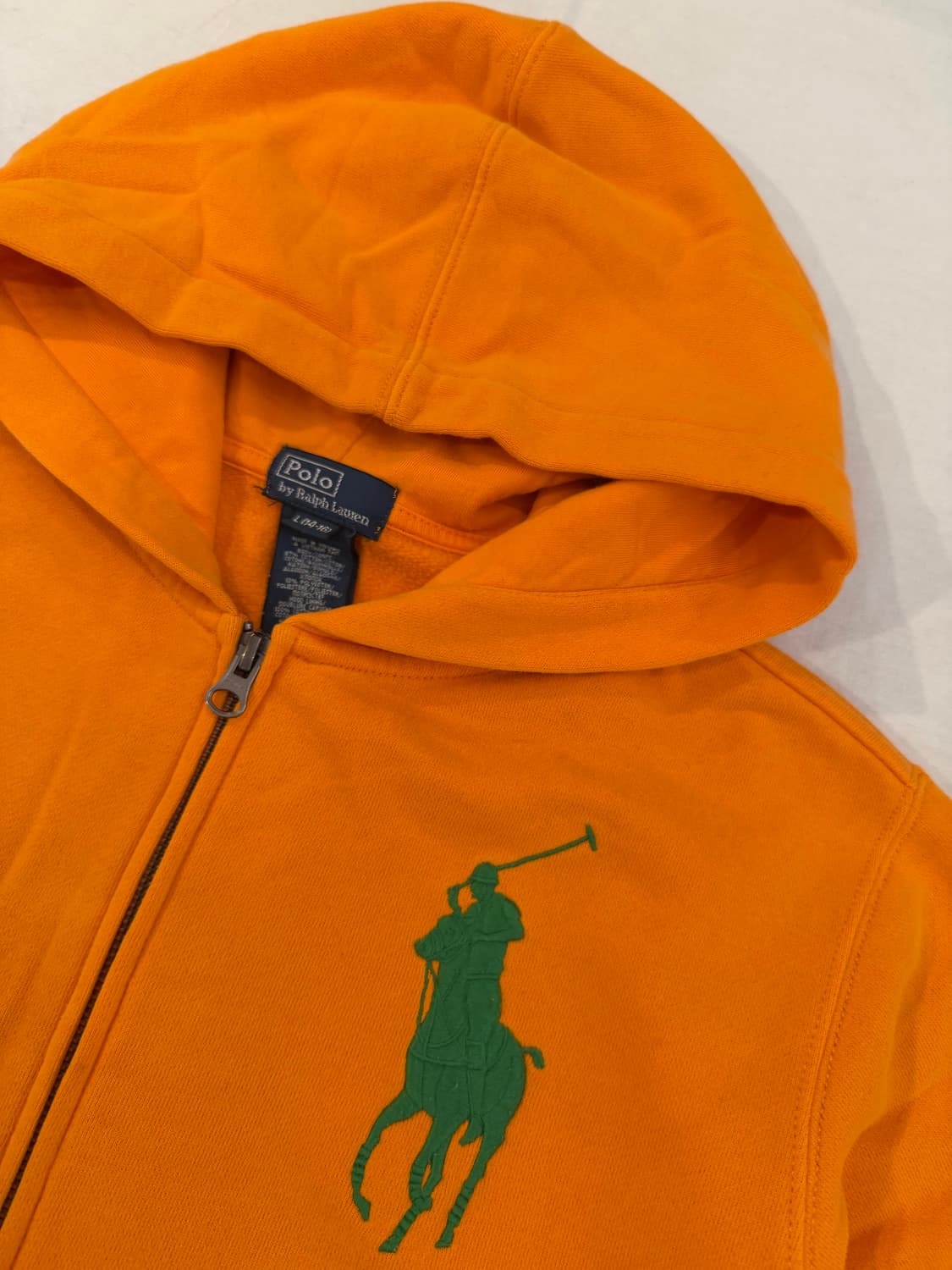 폴로 랄프로렌 빅포니 치프키프 후드집업 오렌지 상품이미지2
