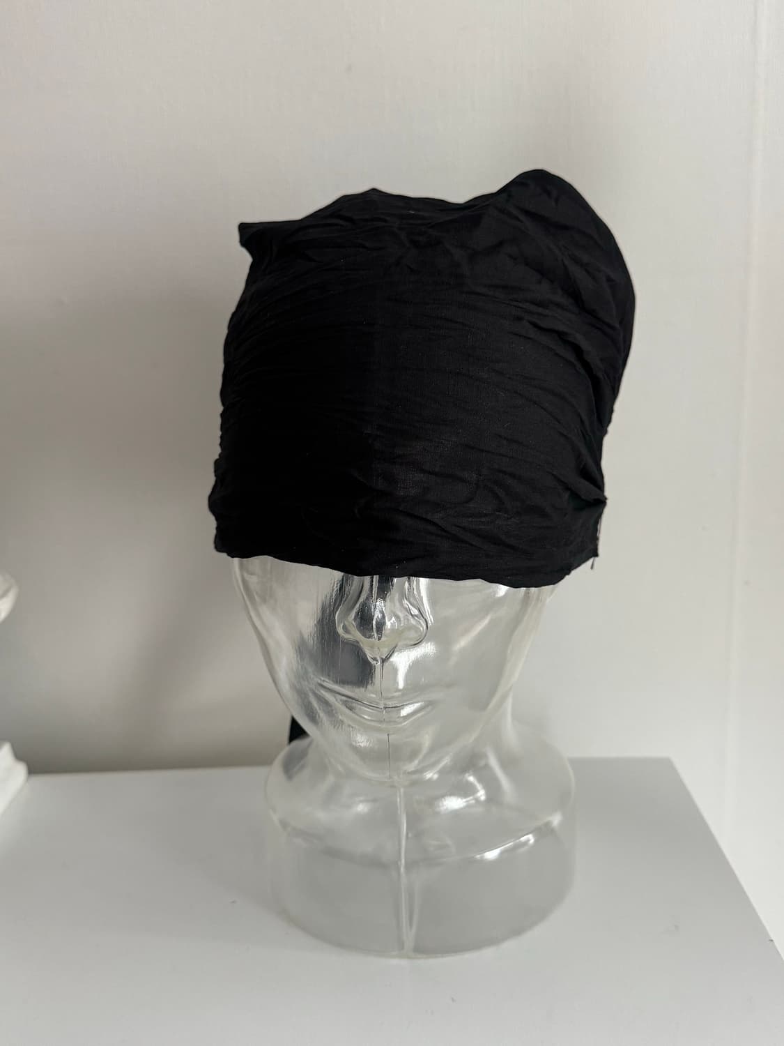 링클 기본 뒷밴딩 스트랩 듀렉 헤어두건 비니 상품이미지5