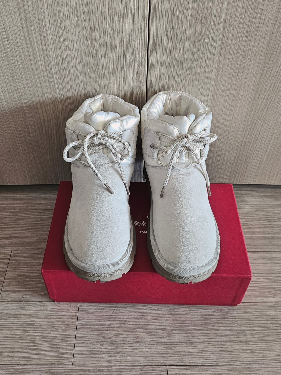 ELLE 엘르 여성 어그 패딩 부츠  250(3.5cm굽) 상품이미지4