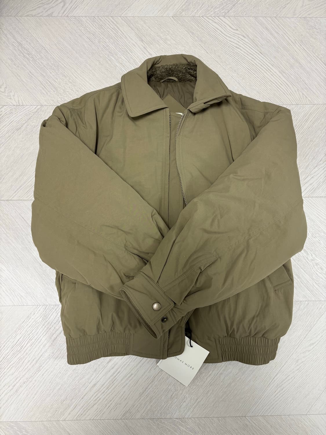 토마스모어 TF4-JP02 콜드웨더 점퍼 피넛베이지 S 새상품 상품이미지3