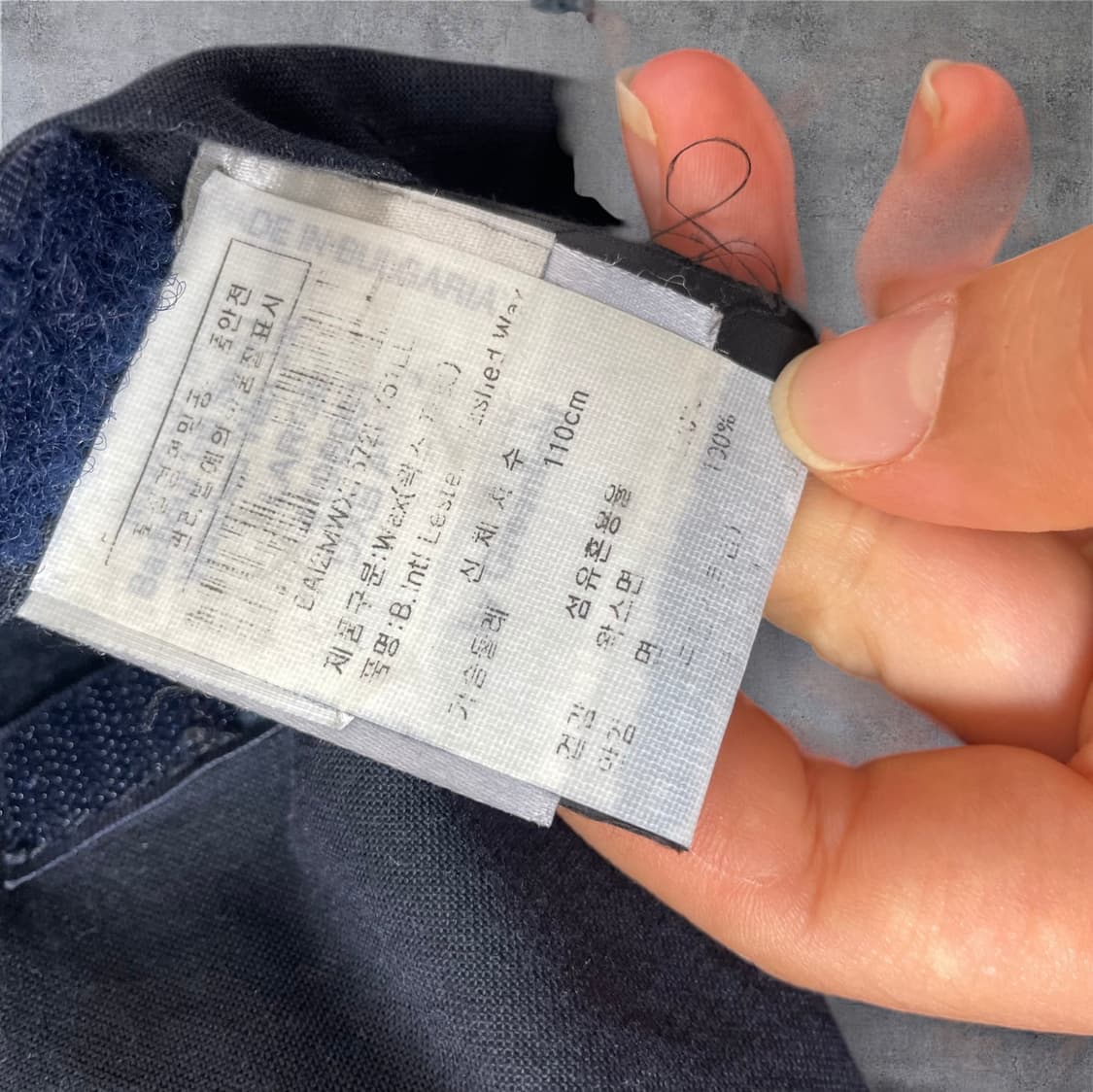 바버 Barbour 네이비 인터내셔널 스티브 맥퀸 왁스 자켓 L(110) 상품이미지4