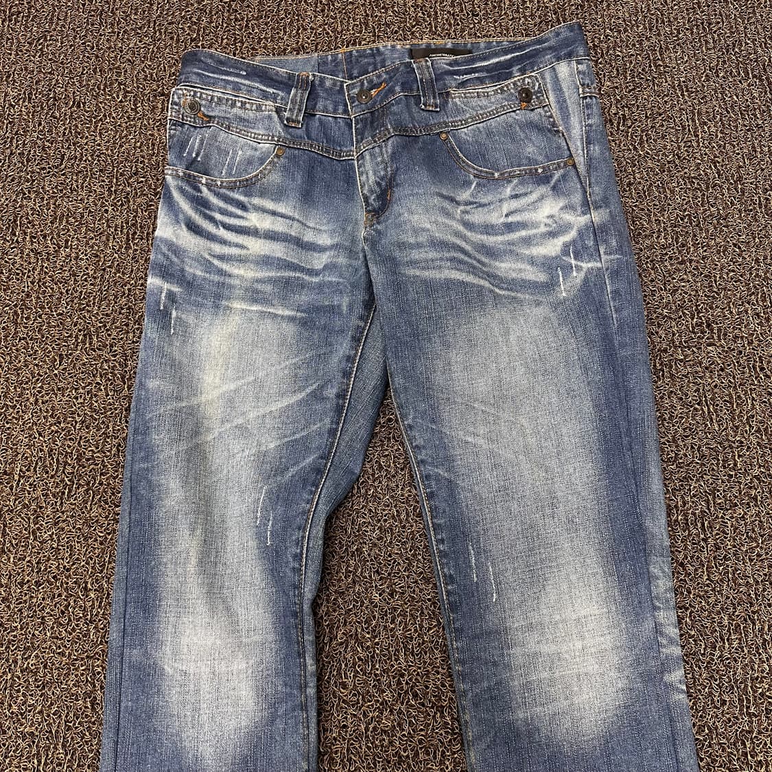 앤드류맥켄지 워싱 데님 청바지 2 사이즈 상품이미지2