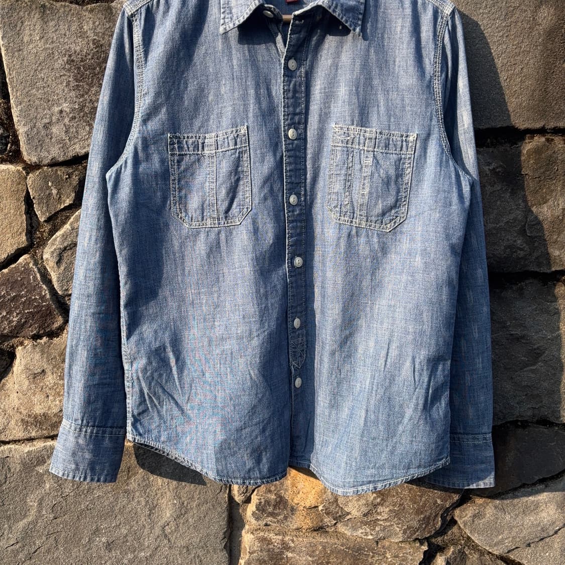 ARIZONA Jean Co. 샴브레이 데님 셔츠 상품이미지6