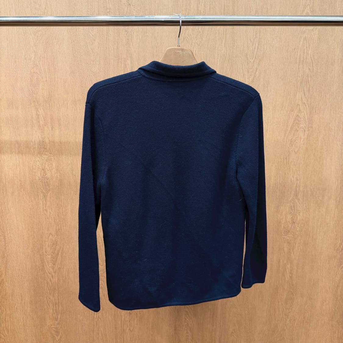 조셉 코튼 블렌드 데님 자켓 비대칭 지퍼 스냅 버튼 디테일 워시드 블루 상품이미지3