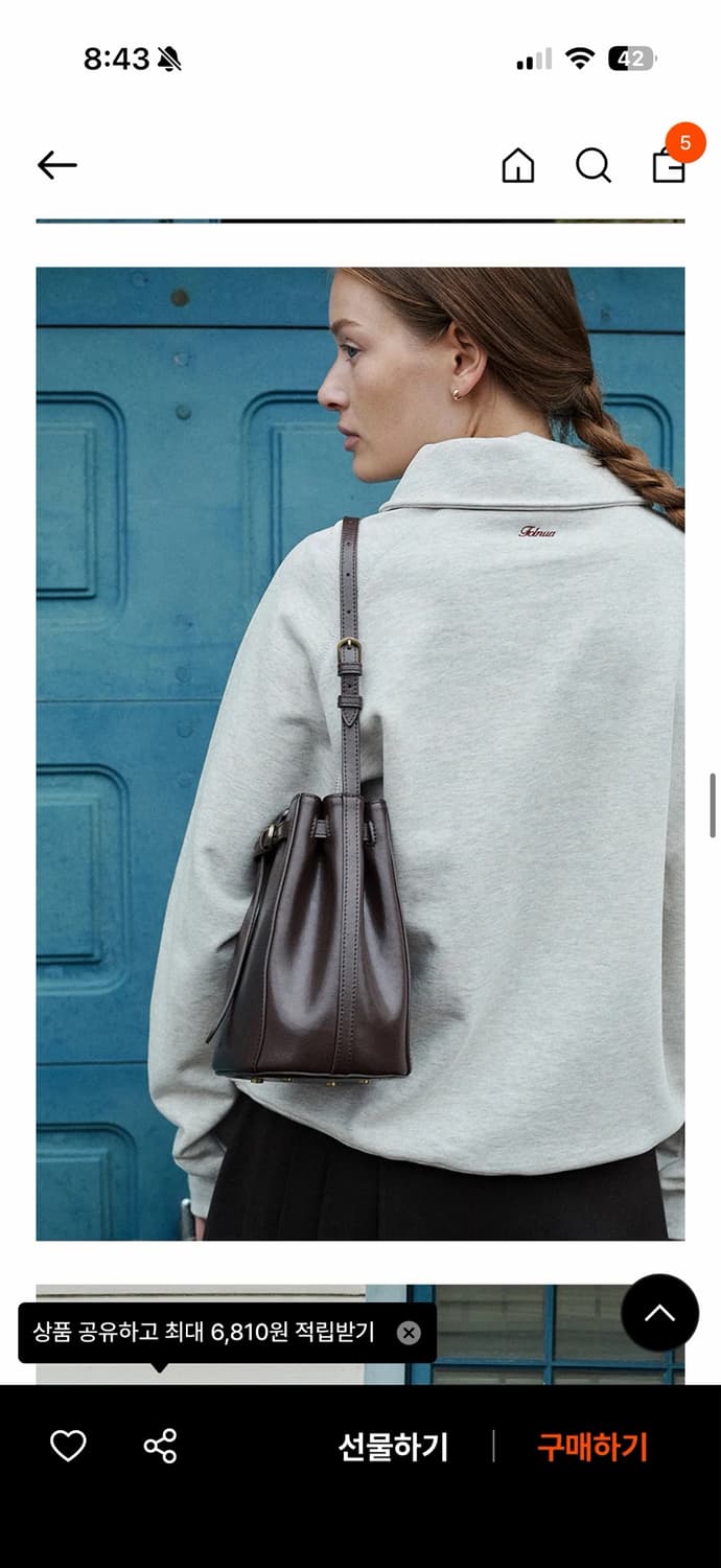 [풀패키지,실착0번] 폴뉴아 mini lale bag 미니라레백 상품이미지8