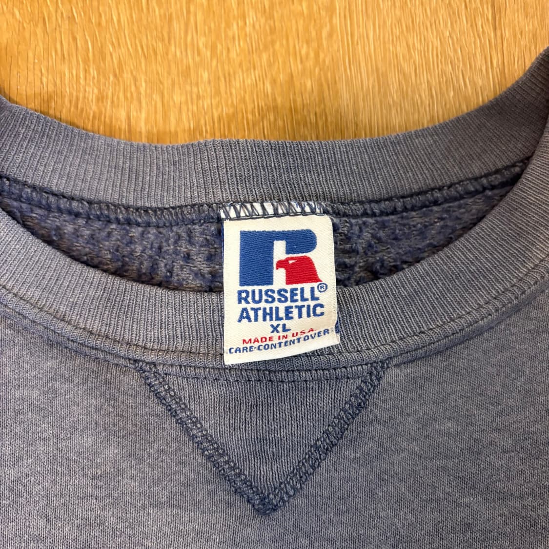 90s 러셀 선페이드 스웻셔츠 XL 상품이미지2