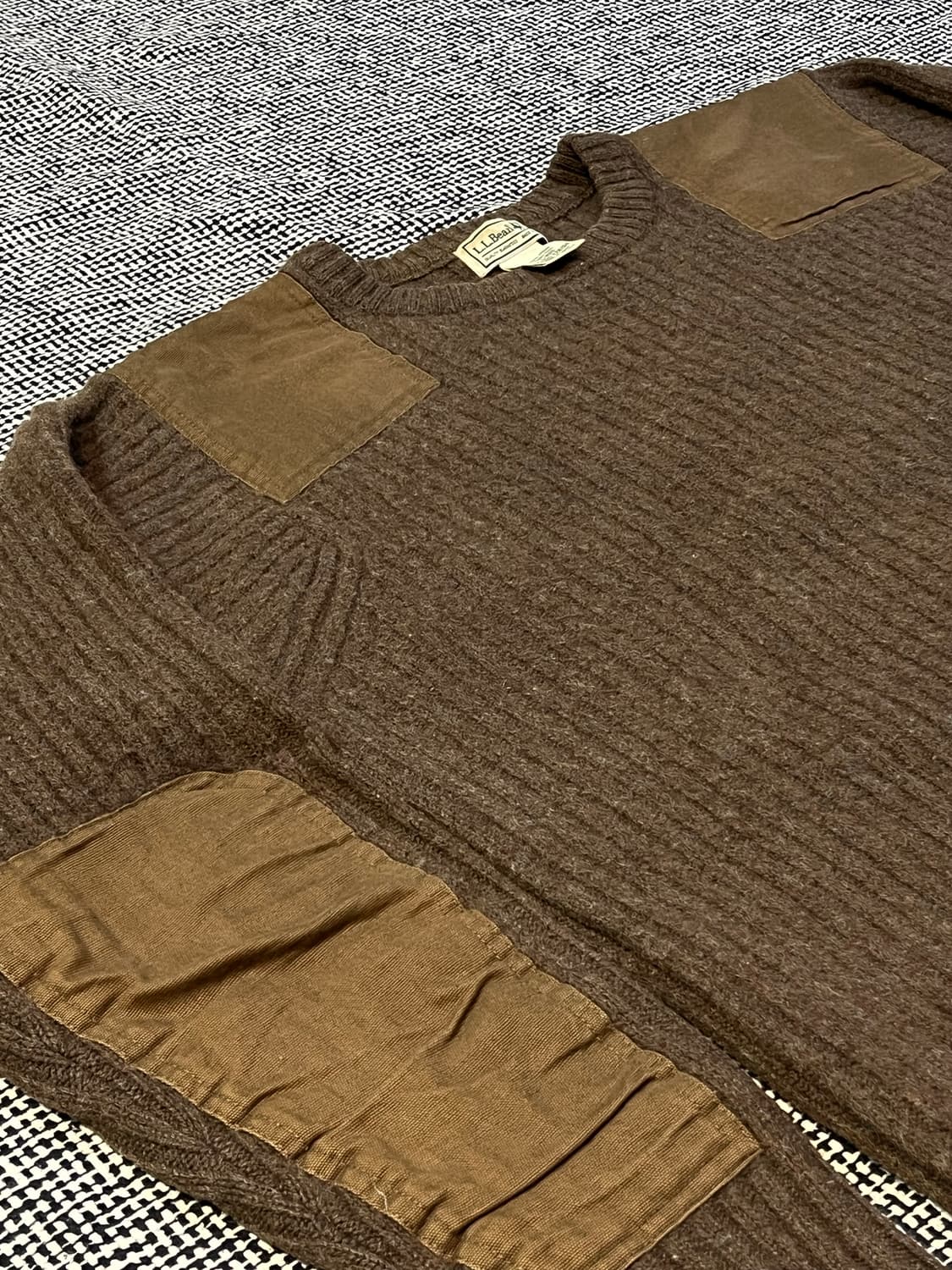 00s LL Bean 코만도 니트 올리브 (L)  상품이미지3