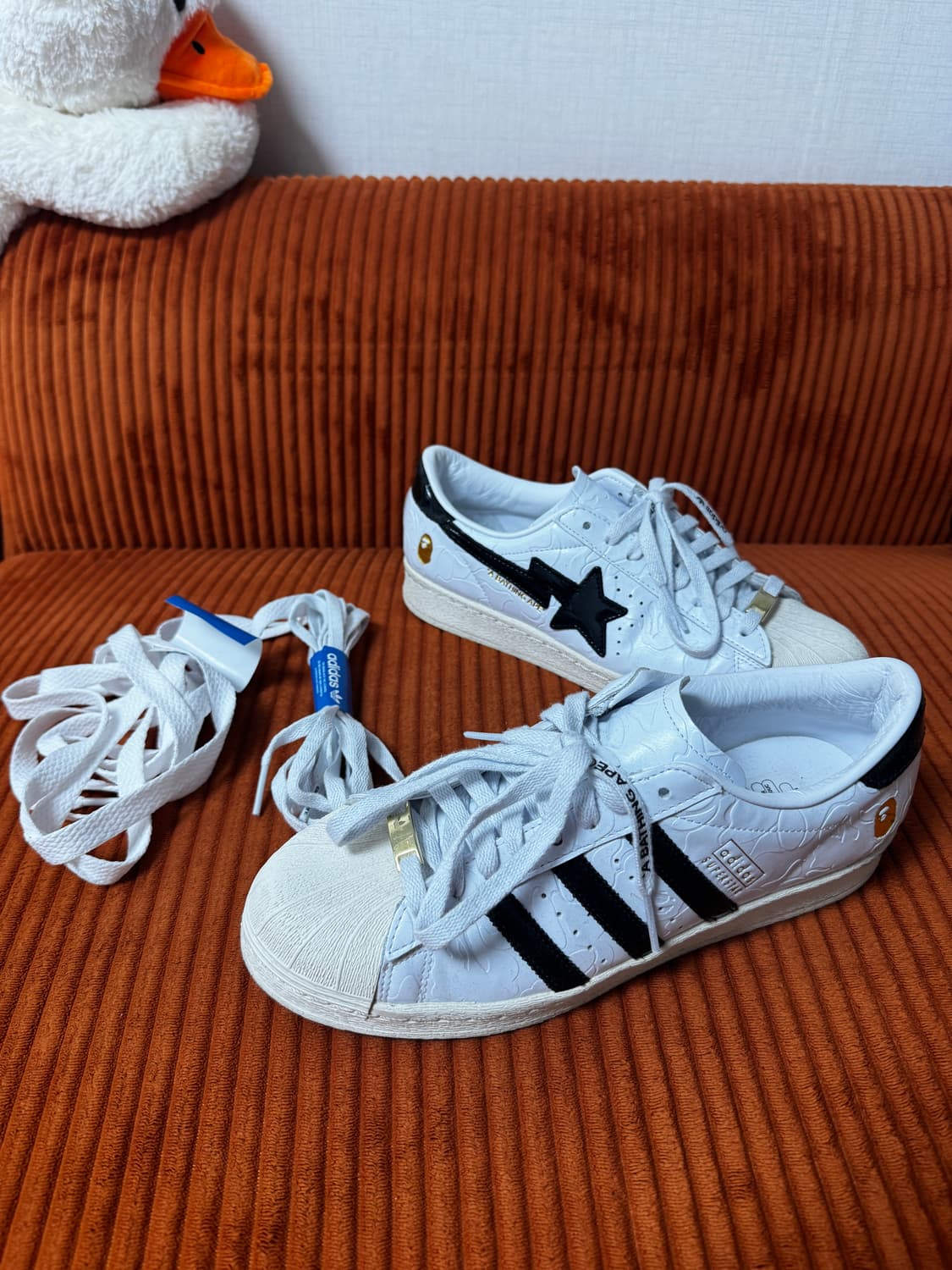 [275]베이프 아디다스 슈퍼스타 빈티지 클라우드  상품이미지1
