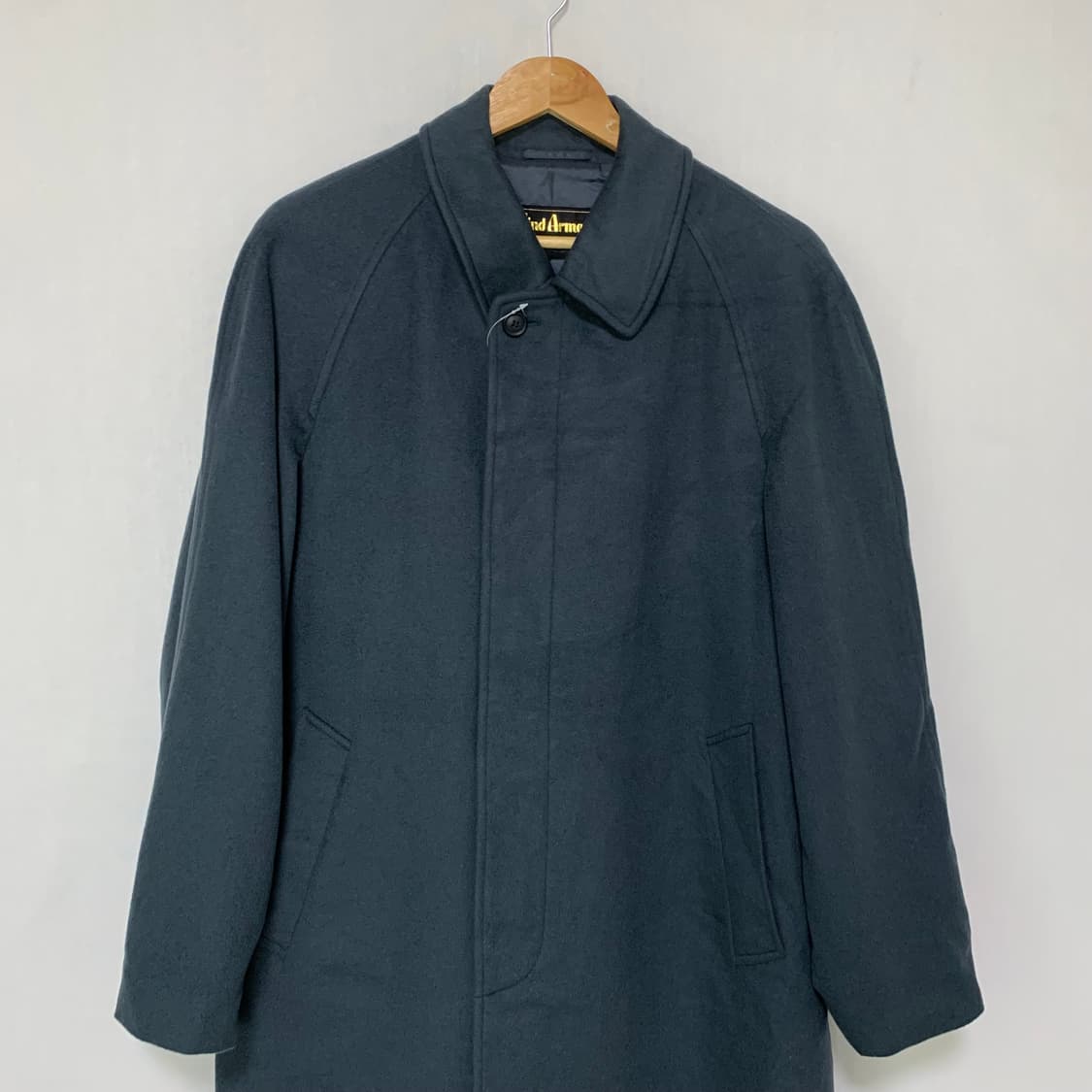 Wind Armor 빈티지 캐시미어 100 코트 블루 그레이 상품이미지2