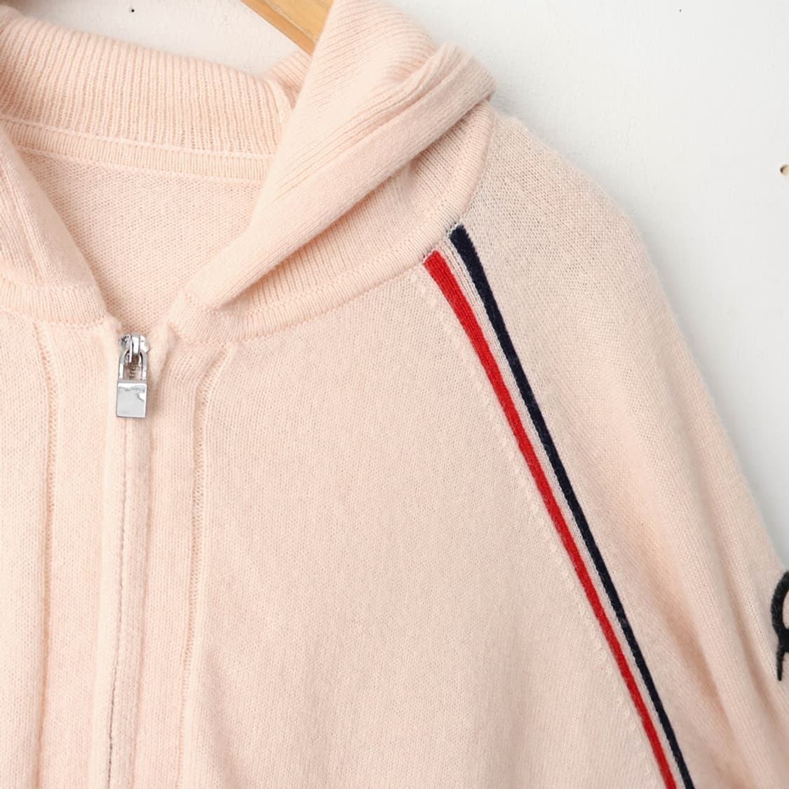 66/캐시미어100 니트 후드 집업 상품이미지4